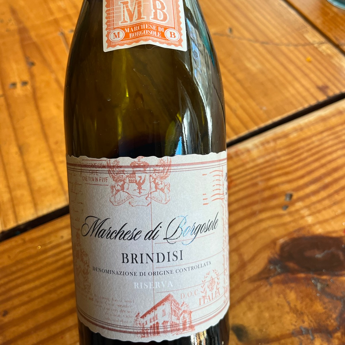 Great Italian Red – Marchese di Borgosole Brindisi, Riserva&nbsp;2019